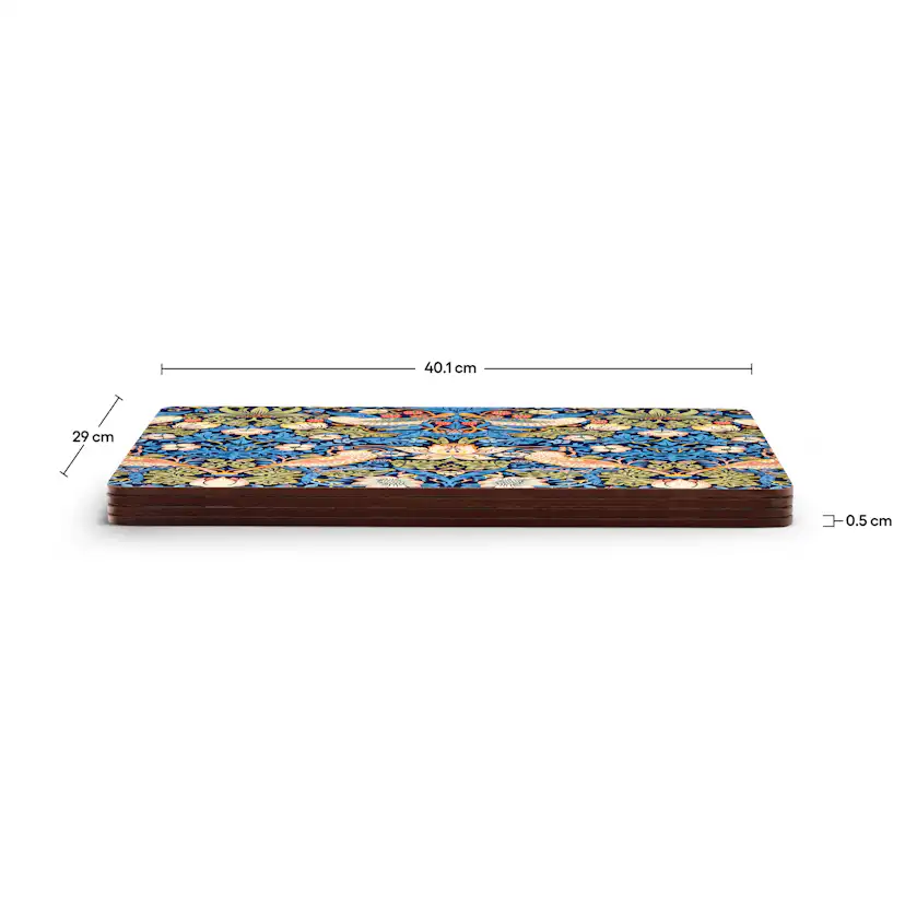 Bordsunderlägg Pimpernel Strawberry Thief 4-pack