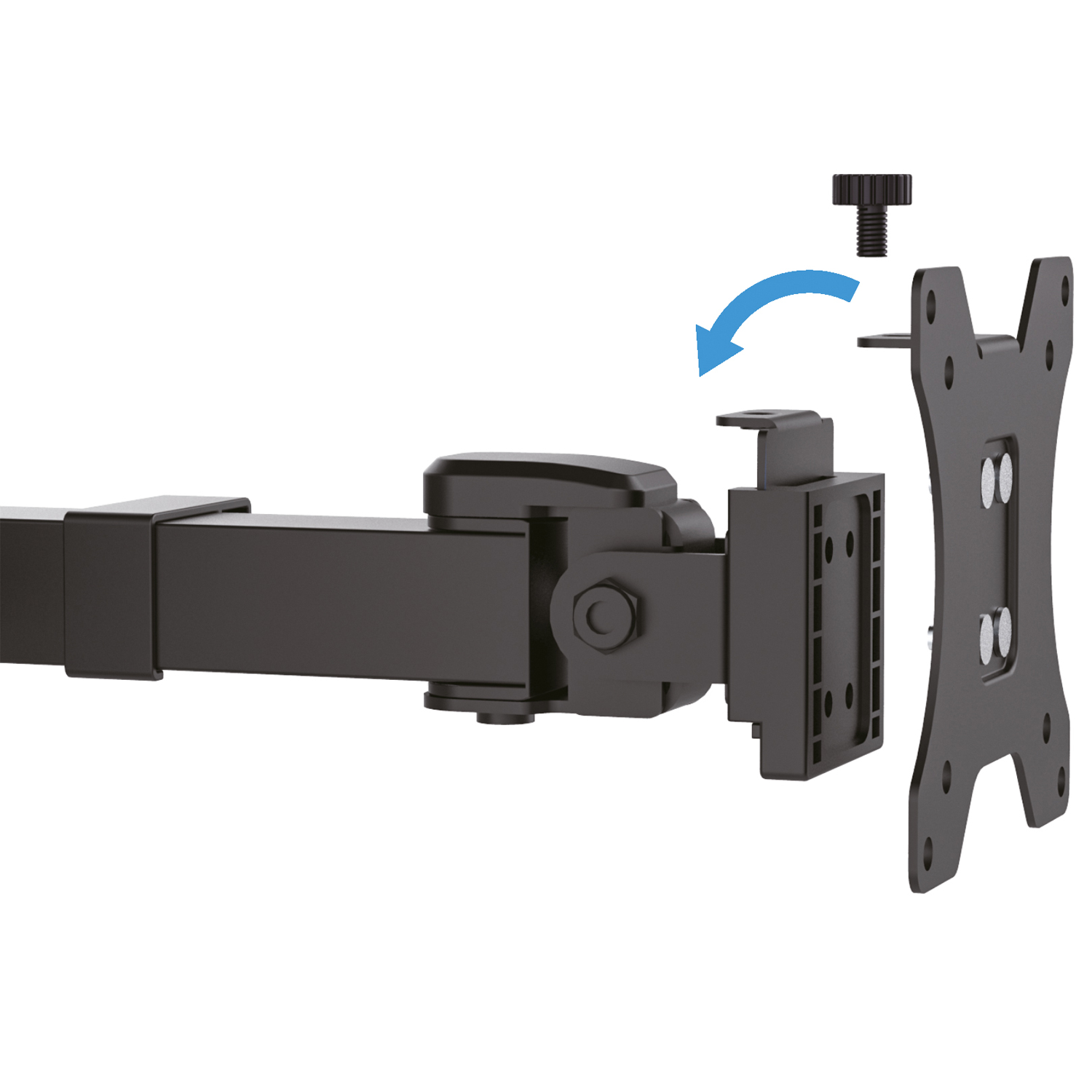 Monitorarm LogiLink Dubbel 17-32 tum 380 mm