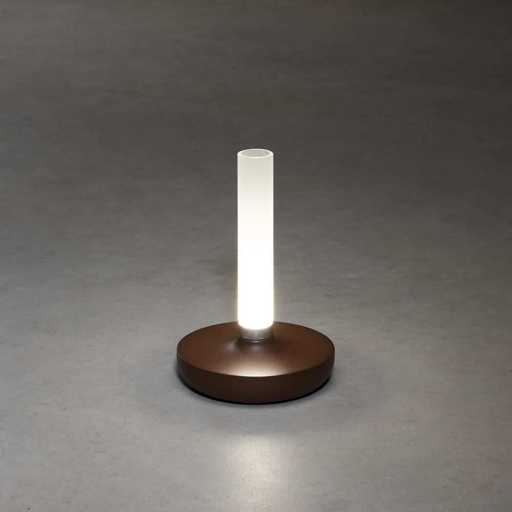 Biarritz bordslampa rost USB Rost