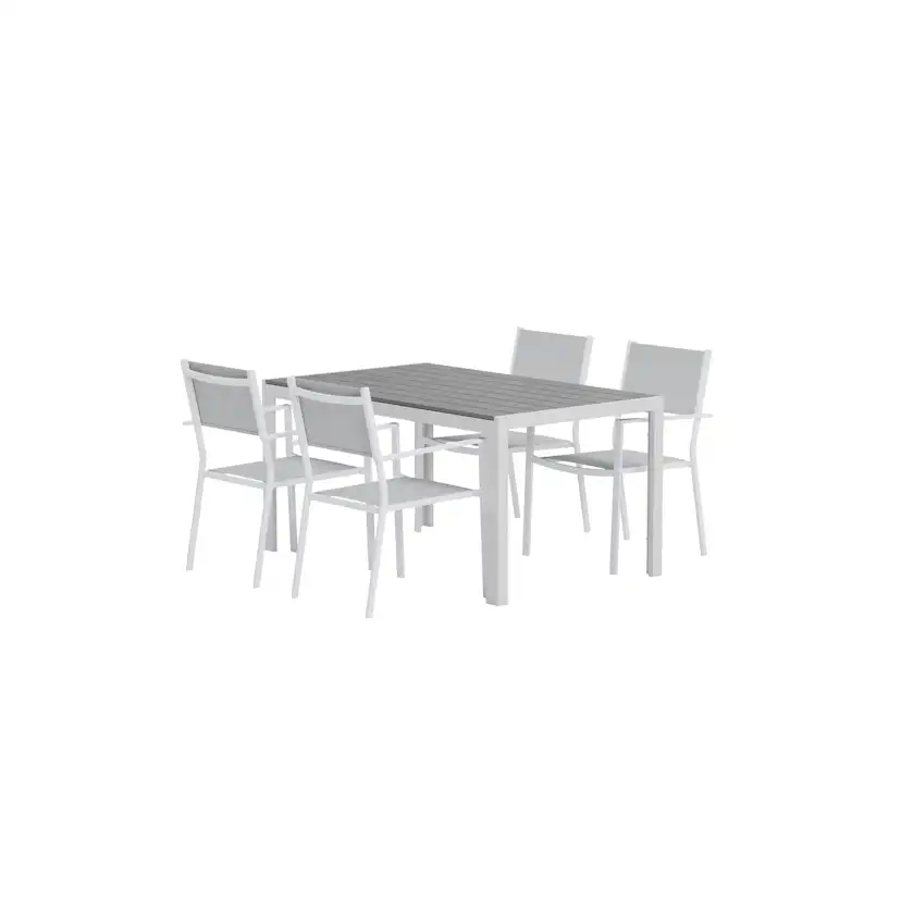 Matgrupp Utomhus Venture Home Break 90x150 cm med 4 st Copacabana Trädgårdsstolar