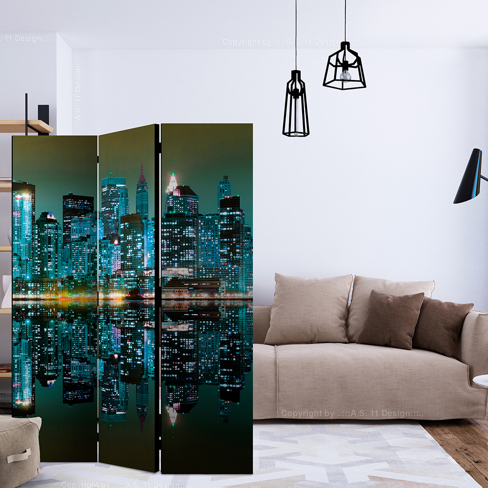 Rumsavdelare Skärmvägg Arkiio Gold Reflections NYC 135x172 cm