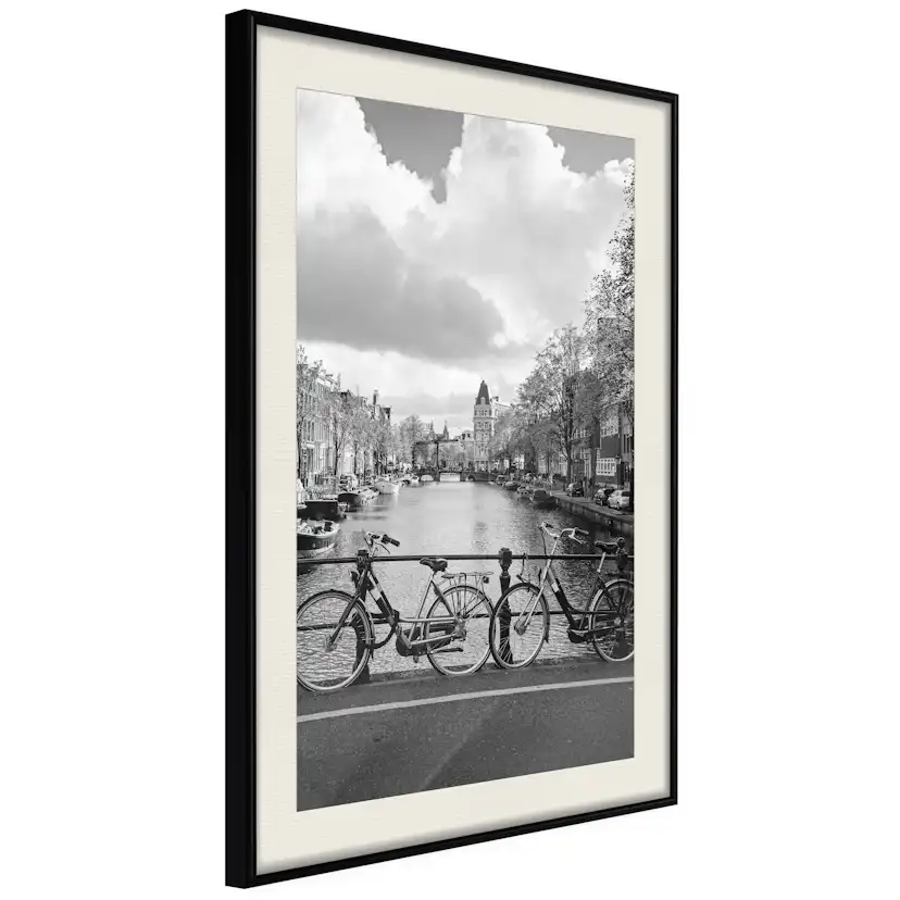Poster Artgeist Affisch Bikes On Bridge