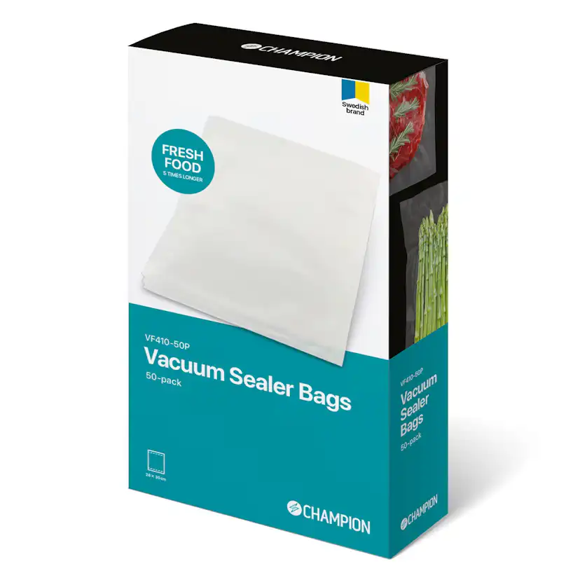Vakuumpåsar Champion Universal 28x30cm 50-pack