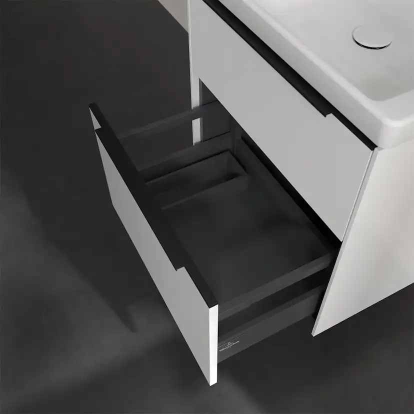 Tvättställsskåp Villeroy & Boch Subway 3.0 med 2 Lådor