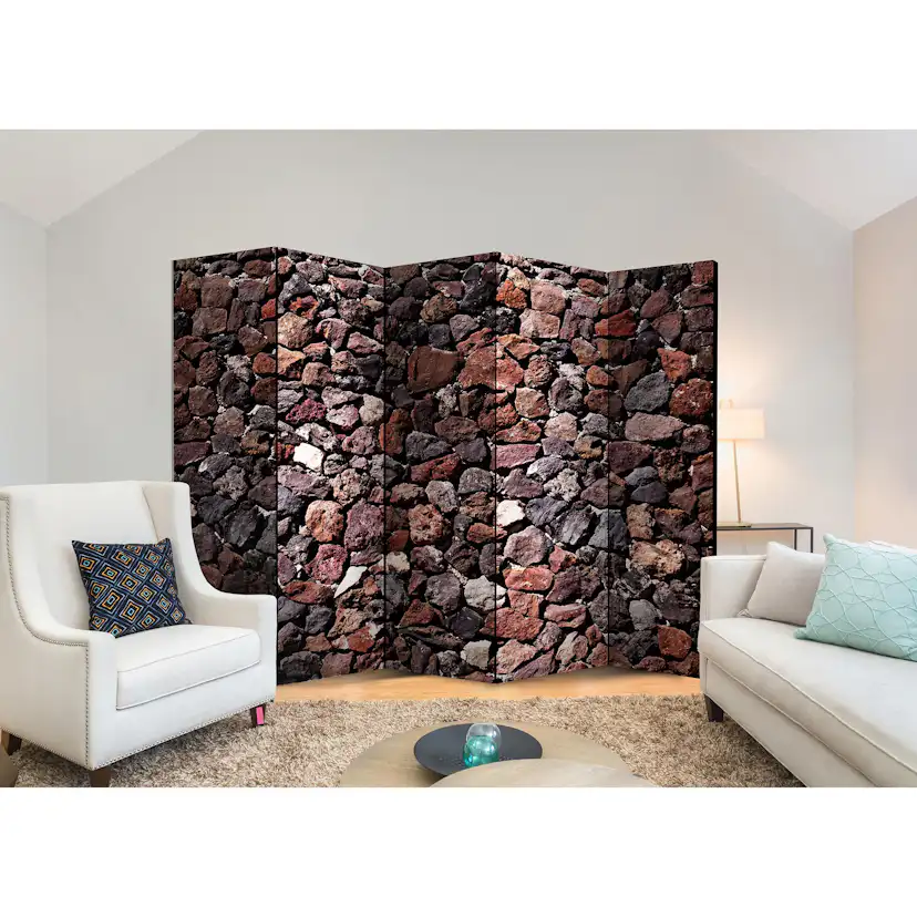 Rumsavdelare Skärmvägg Arkiio Stony Castle II 225x172 cm