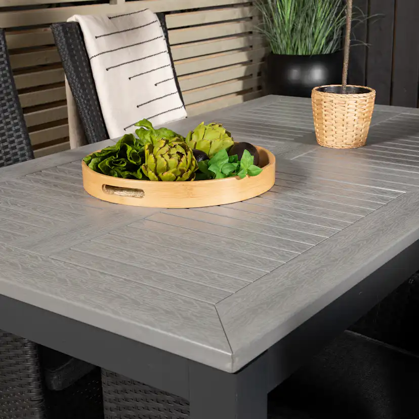 Matgrupp Venture Home Aleyna 160/240 med 4 Pishi Matstolar