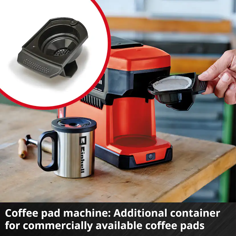Kaffemaskin Einhell TE-CF 18 Li-Solo Sladdlös utan Batteri