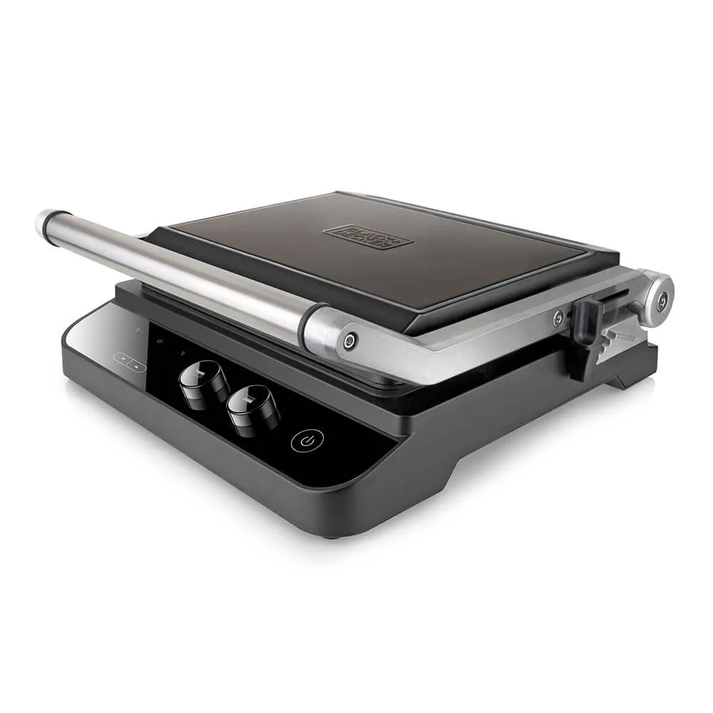 Bordsgrill BLACK+DECKER Temp Control Extra Plattor 2000W Borstat stål