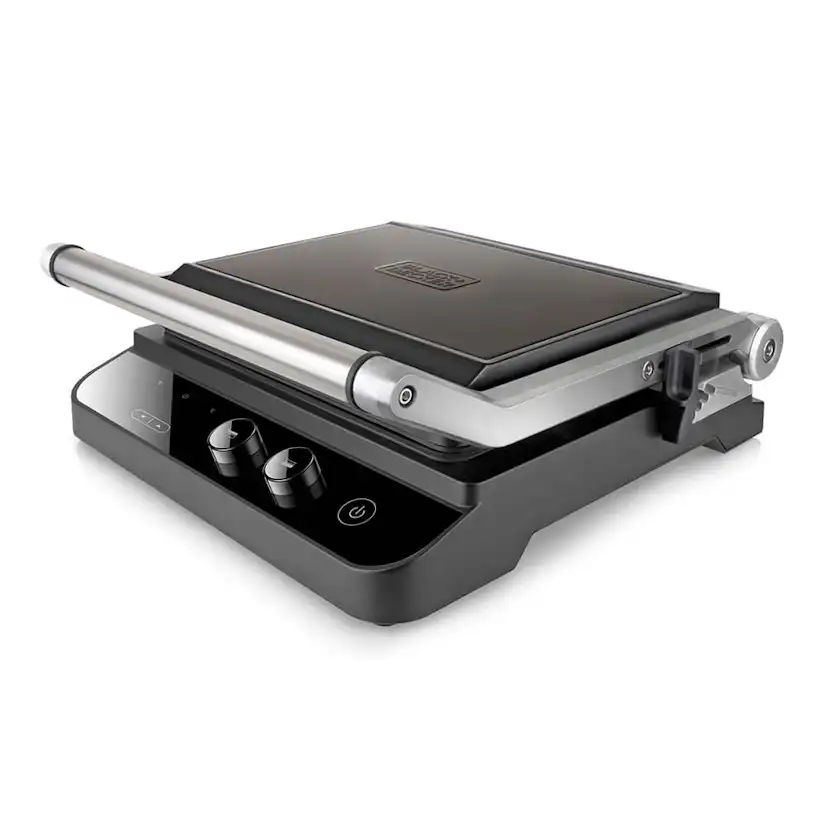 Bordsgrill BLACK+DECKER Temp Control Extra Plattor 2000W Borstat stål