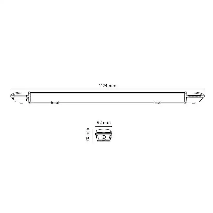 Arma Area 66 Grå 35W LED 4000K 36 W