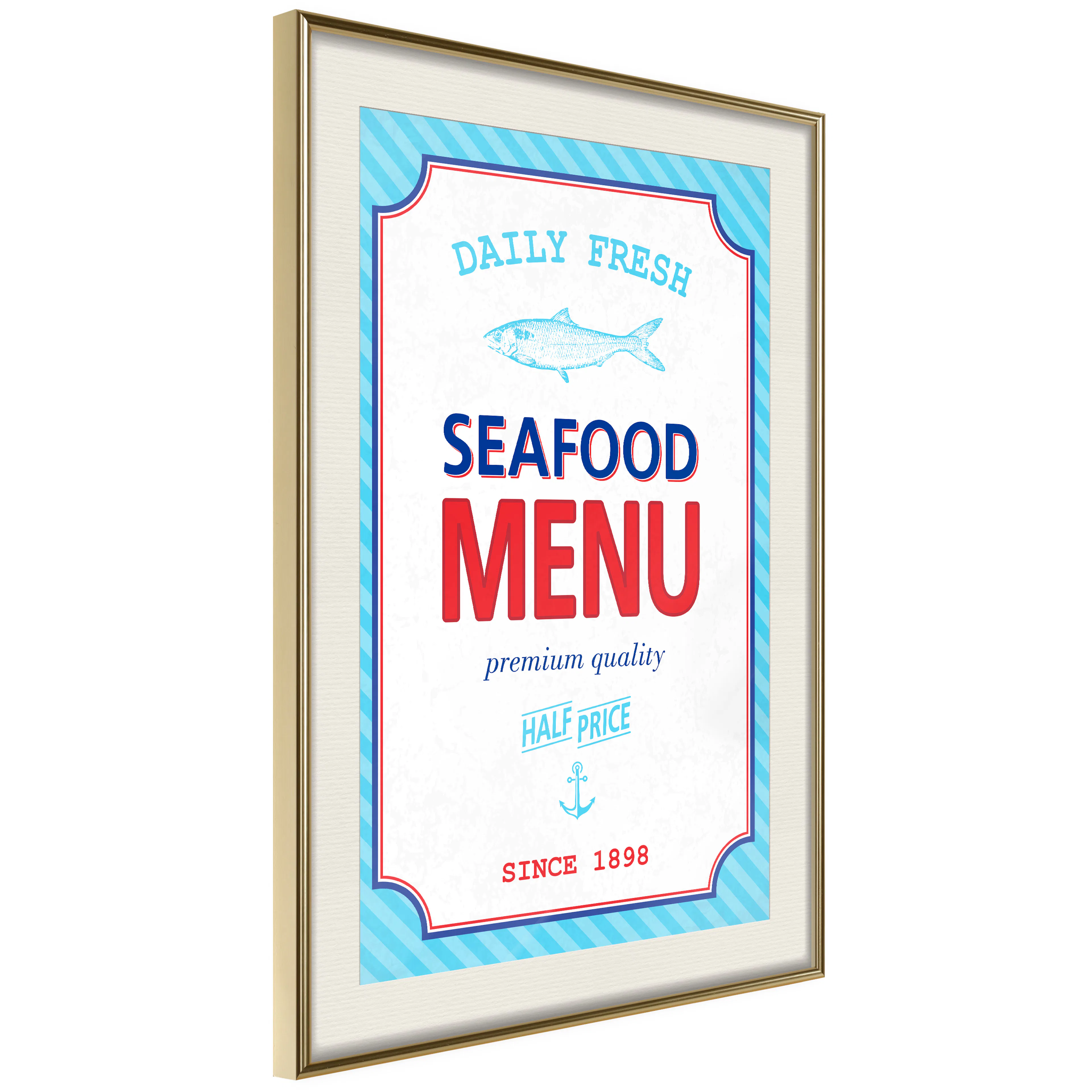 Poster Artgeist Affisch Menu