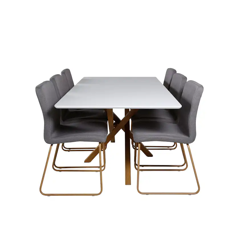 Matgrupp Venture Home Piazza med 6 Mace stolar