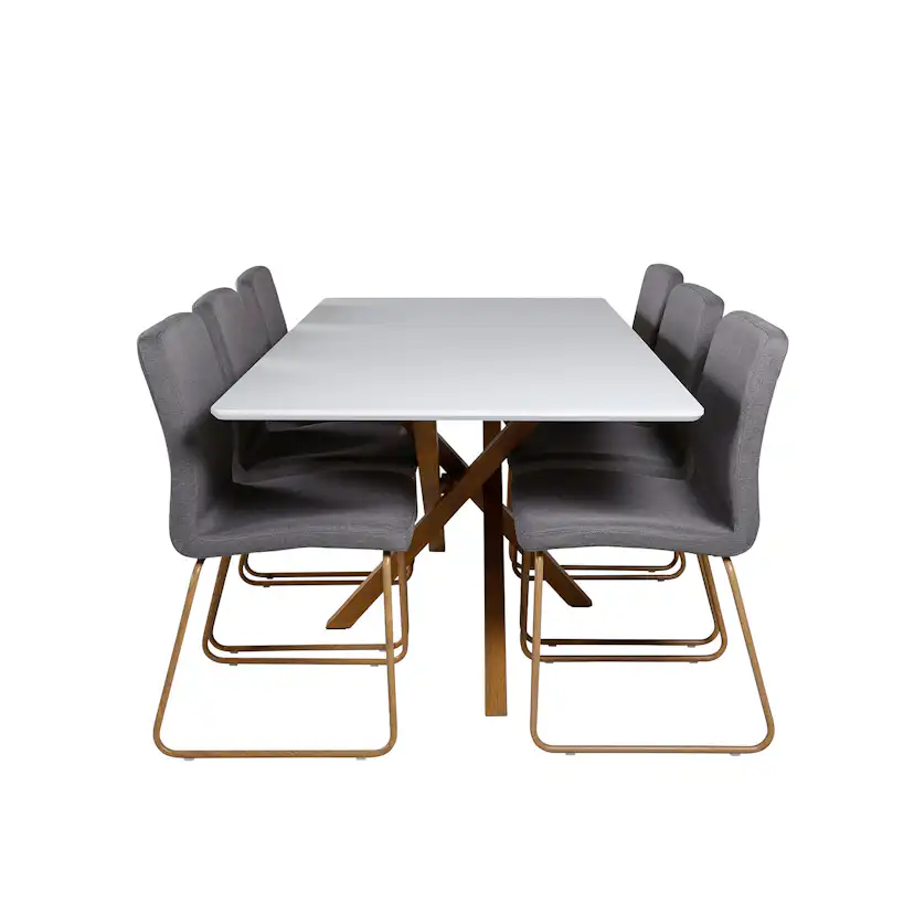 Matgrupp Venture Home Piazza med 6 Mace stolar