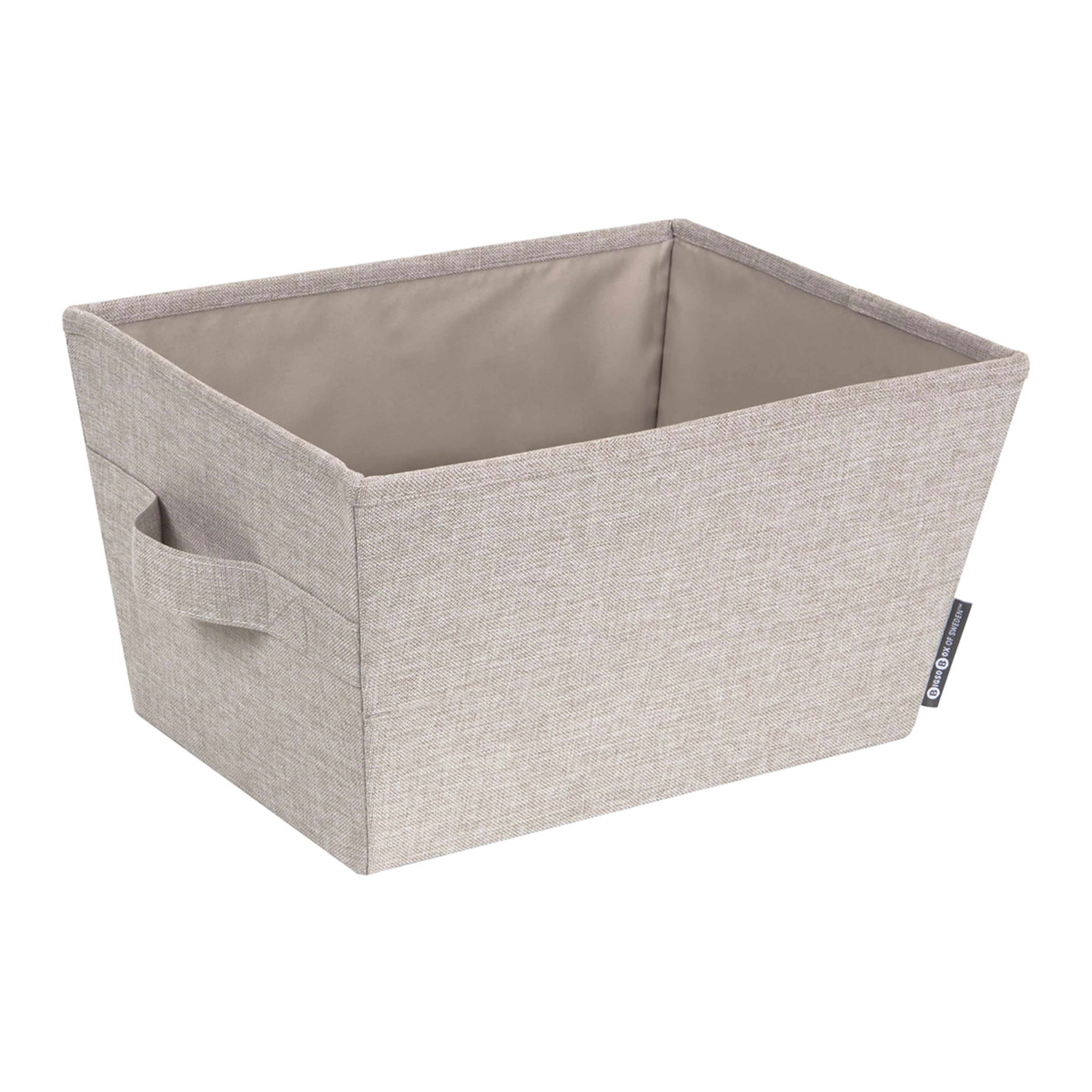 TAPERED STORAGE BIN small beige Beige, Small