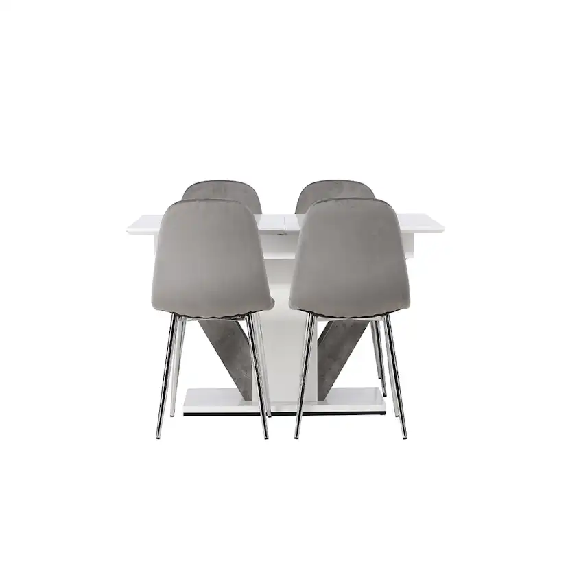 Matgrupp Venture Home Disa med 4 Eva Stolar