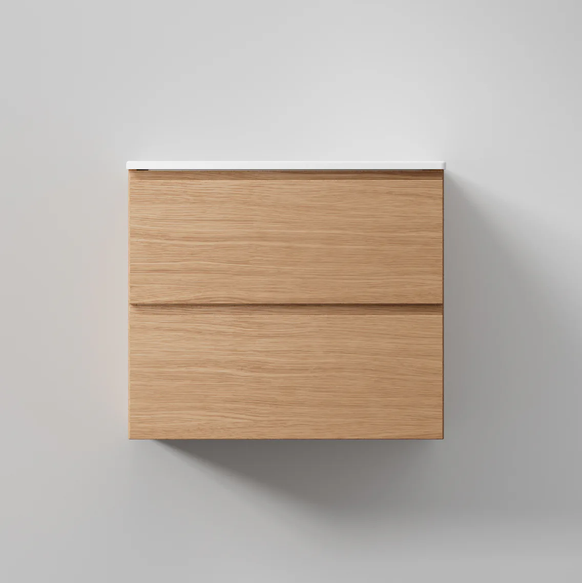 Kommod Core XS Grip 60 Natural Oak, 2 Lådor Natural Oak, 585x390x500 mm