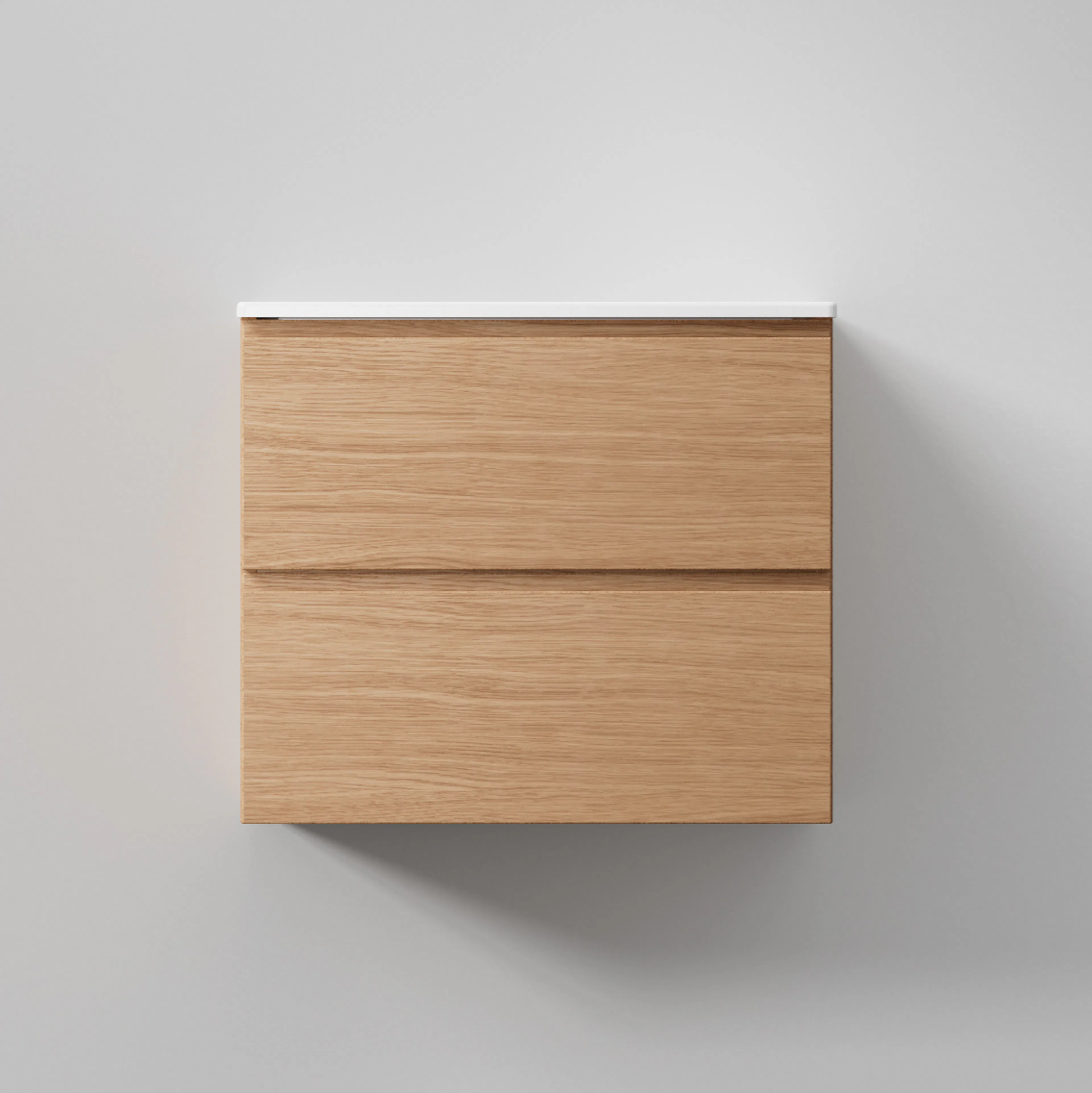 Kommod Core XS Grip 60 Natural Oak, 2 Lådor Natural Oak, 585x390x500 mm