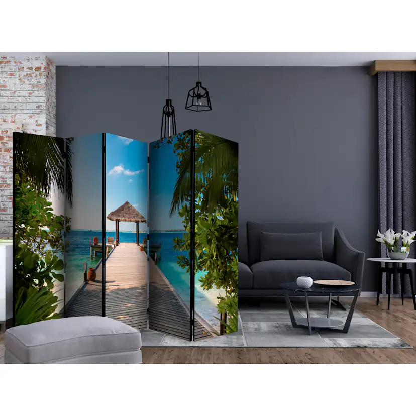 Rumsavdelare Skärmvägg Arkiio Hawaiian Dream II 225x172 cm