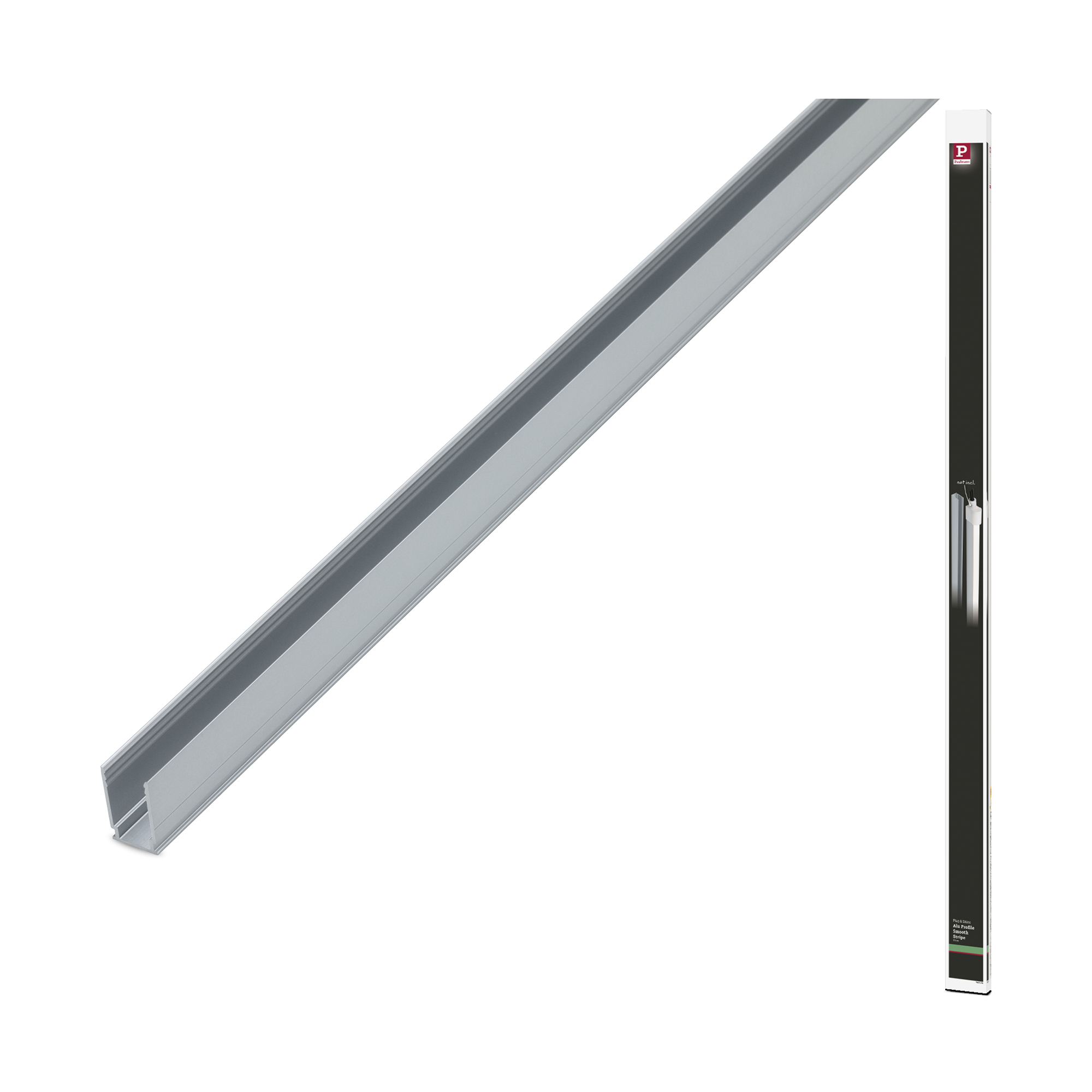 Fäste Paulmann Plug & Shine Tillbehör Remsa Aluminiumprofil 0,99m