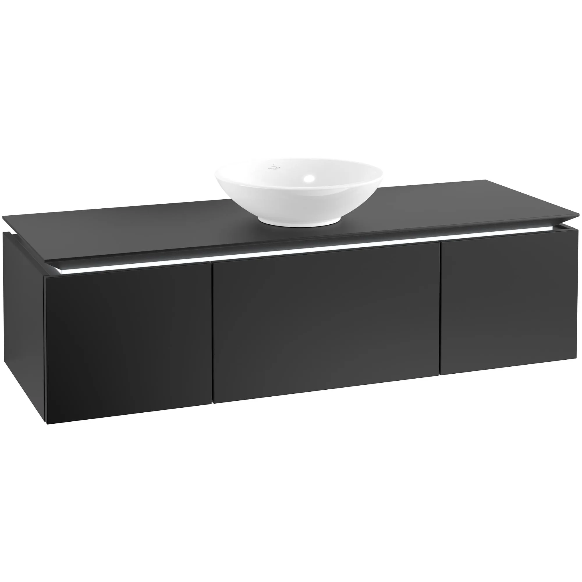 Tvättställsskåp Villeroy & Boch Legato Kompakt med 3 Lådor för Ytmonterat Tvättställ från Övriga V&B Serier