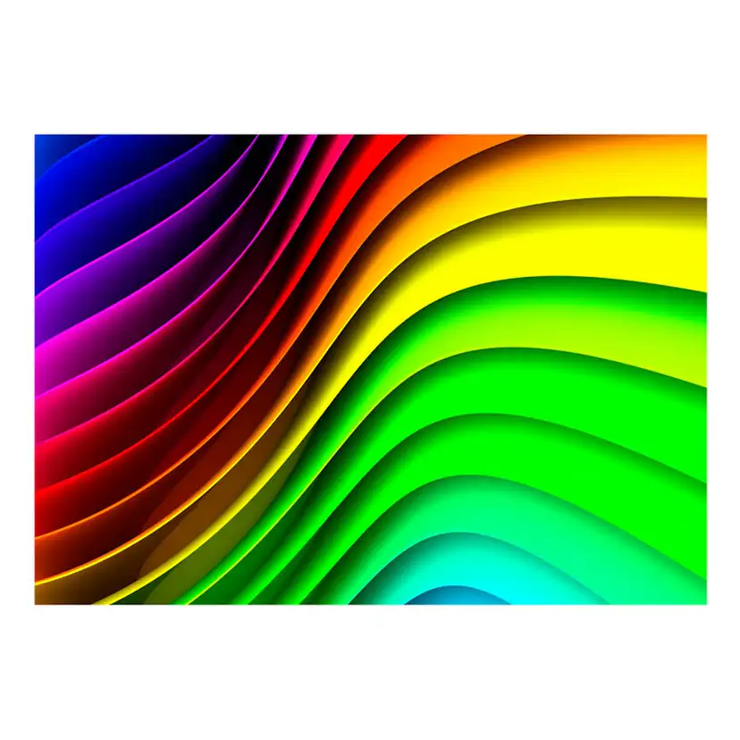 Fototapet Arkiio Självhäftande Rainbow Waves