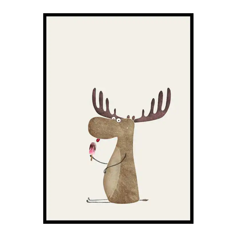 Poster Gallerix Ice Cream Moose