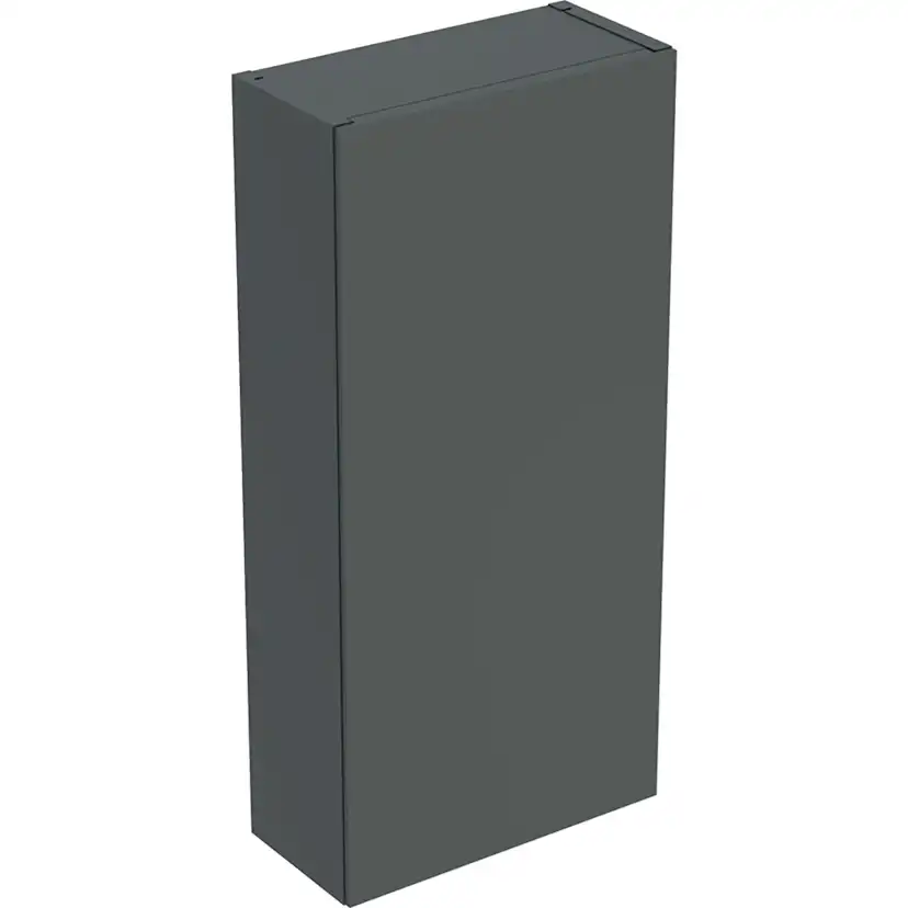 Ifö Elegant överskåp med en dörr: B=29.6cm, H=63.3cm, T=13.4 Mörkgrå