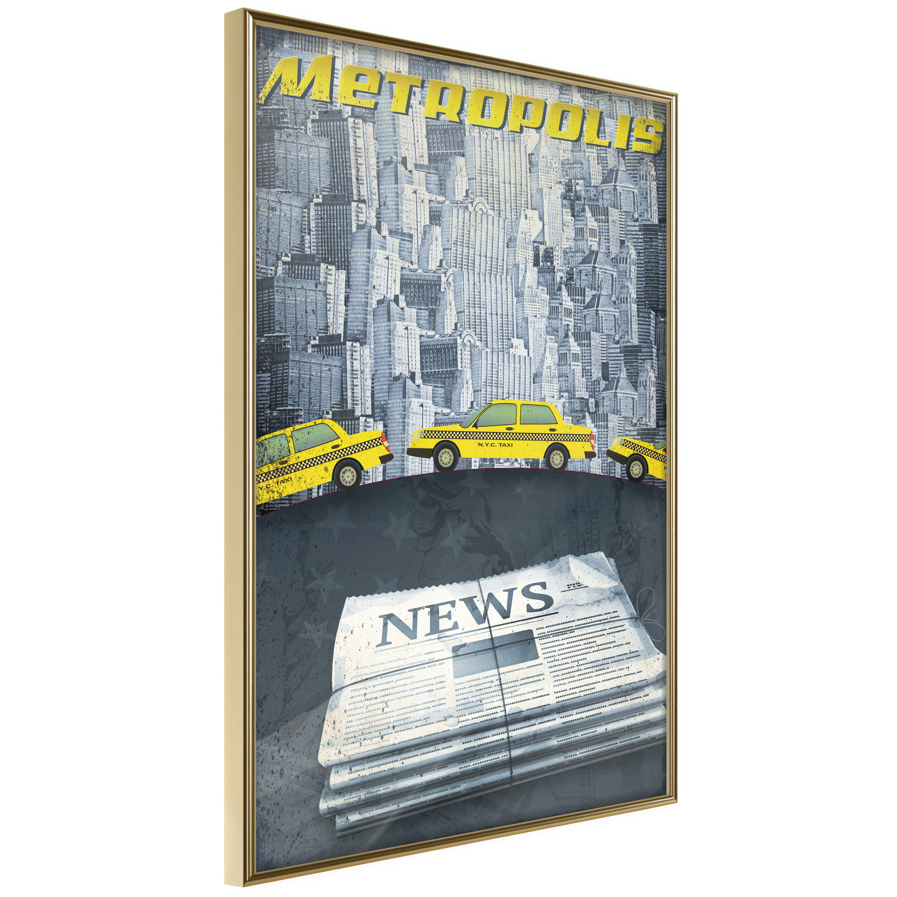 Poster Artgeist Affisch Metropolis