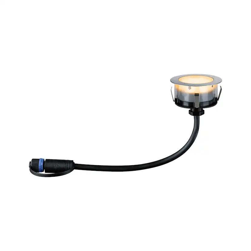 LED Infälld Markbelysning Paulmann Plug & Shine Floor Profil Spot Insektsvänlig IP67 2W 3-pack med Kabel & Transformator