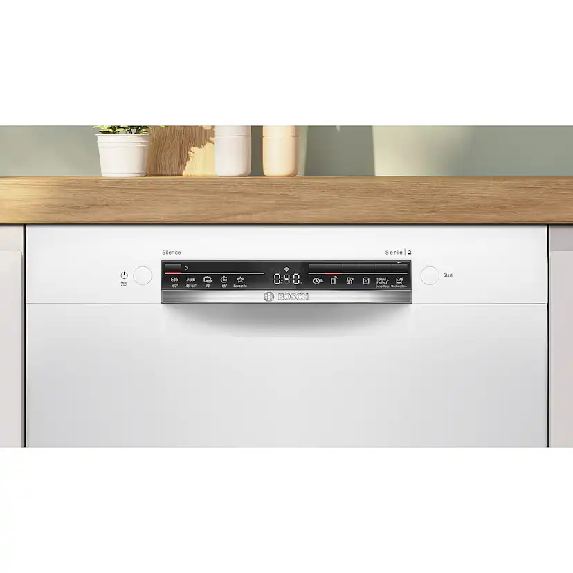 Underbyggd Diskmaskin BOSCH Serie 2 SMU2HVW02S Vit Home Connect