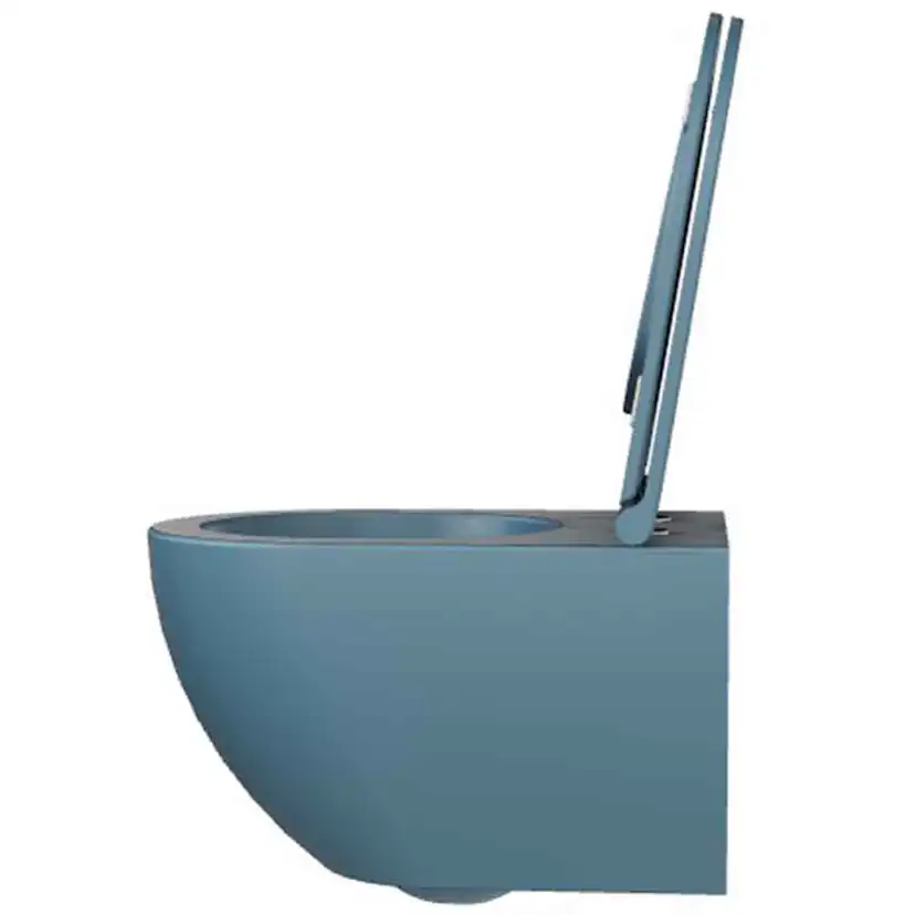 Comoda Vägghängd Toalettstol, Royal Blue