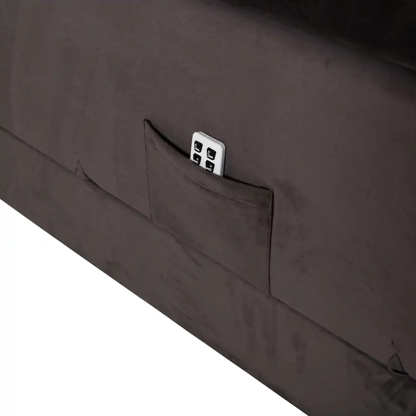 Ställbar Kontinentalsäng Venture Home Vansbro i Sammet