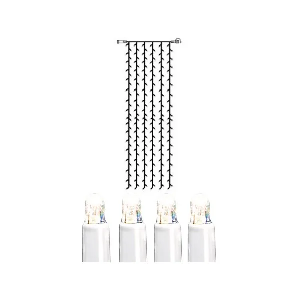 LjusgardinExtraSystem LED Kallvit, 4 m