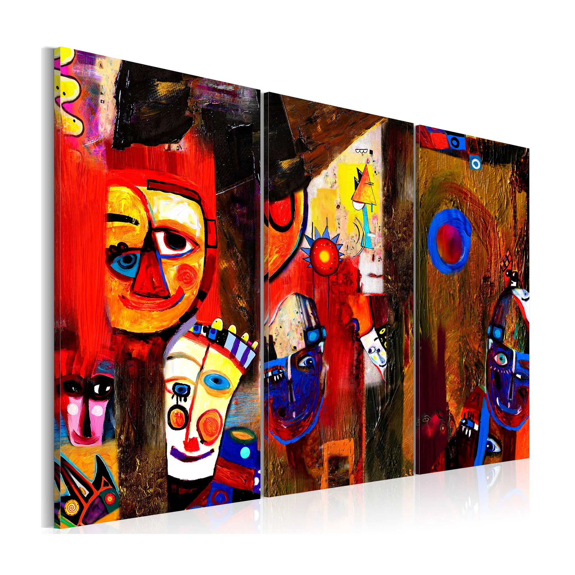 Handmålad Tavla Arkiio Abstract Carnival 120x80