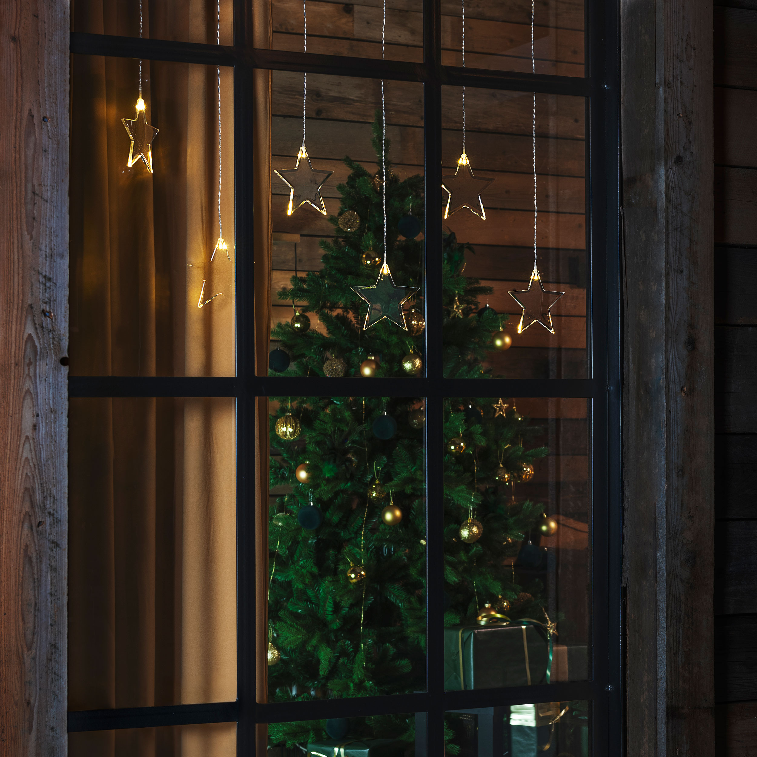 Istappsslinga Gnosjö Konstsmide Plexistjärnor