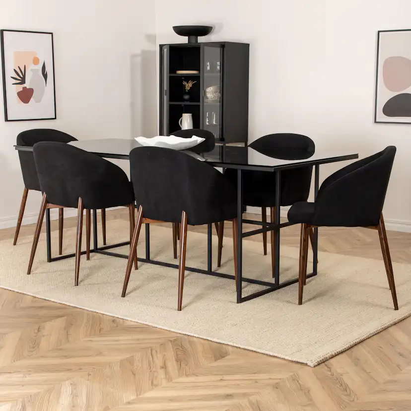 Matgrupp Venture Home Lund med 6 Archie Stolar