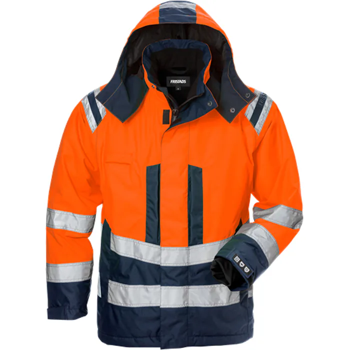 Varselorange/Marinblå