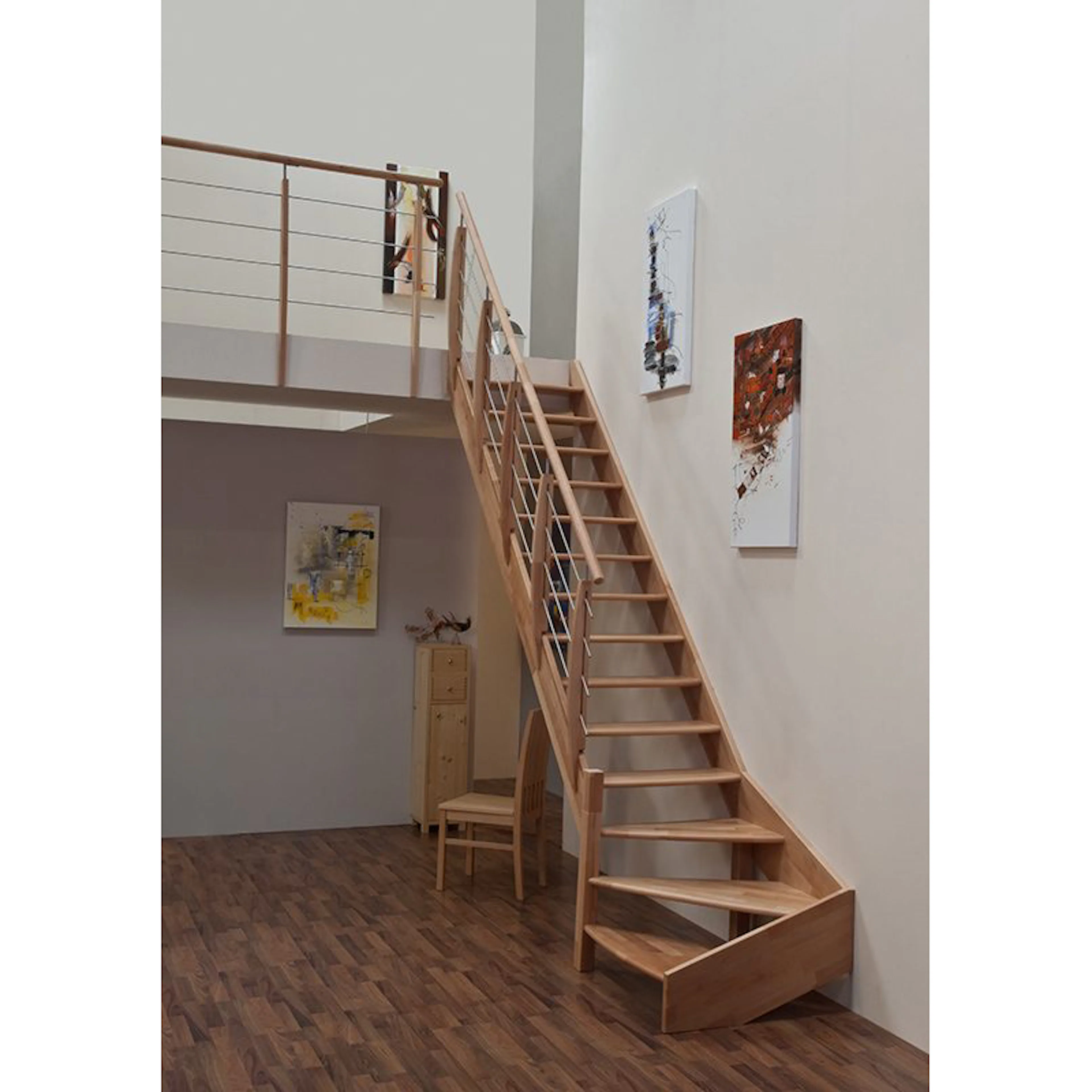 Lofttrappa Prima, Höger, Bok Bok, Högersvängd