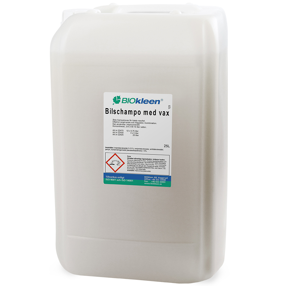 Bilschampo BIOkleen Med Vax