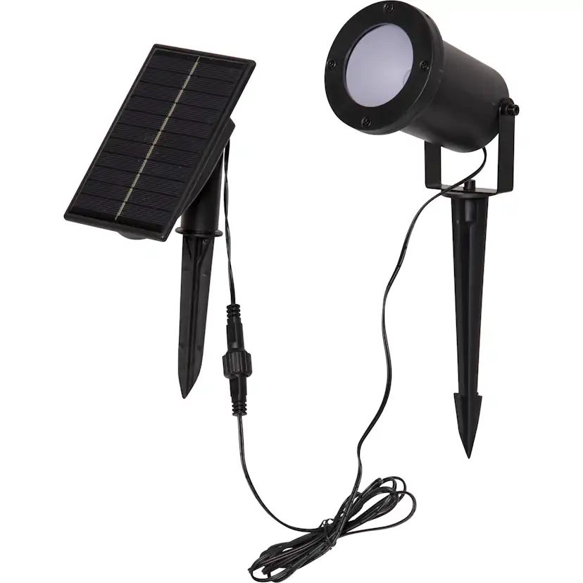 Spotlight Solcell Star Trading Powerspot 10 cm Varmvit