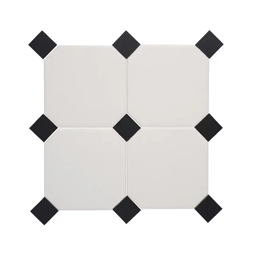 Klinker Konradssons Sekel Oktagon Bianco 15x15 cm