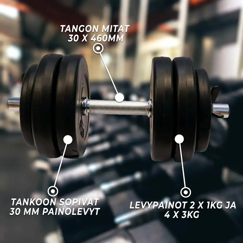 Hantel Fitn Shape 15 kg justerbar