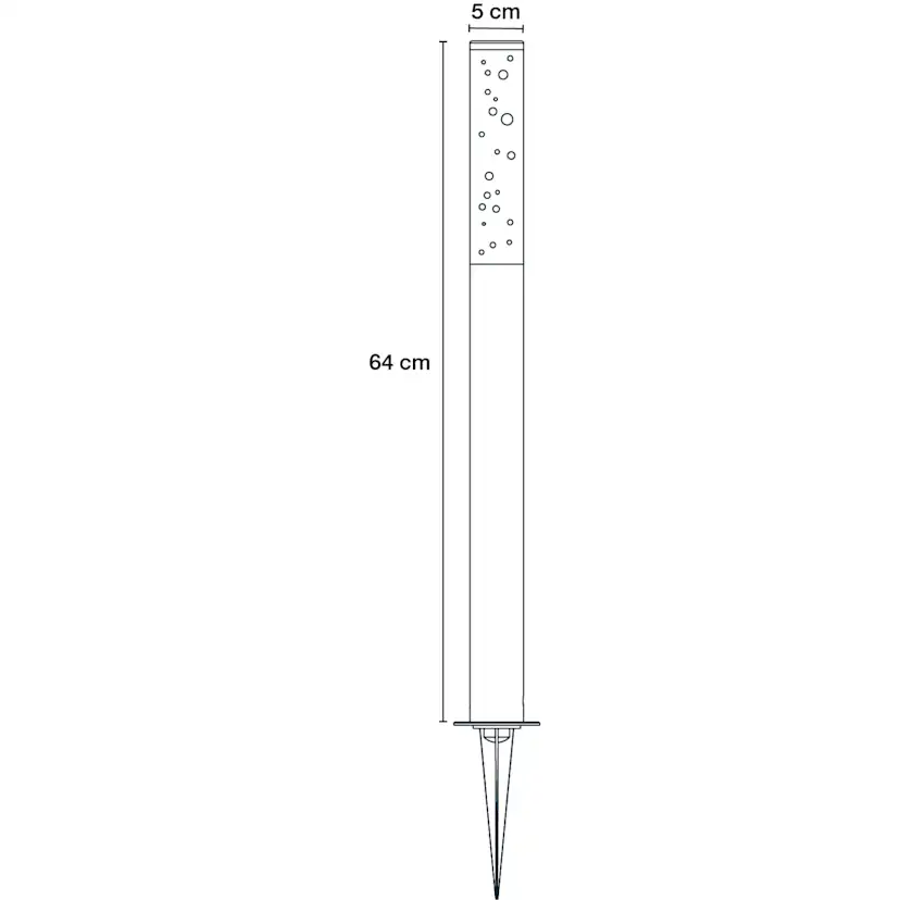 Pollare LightsOn Pollux, Svart