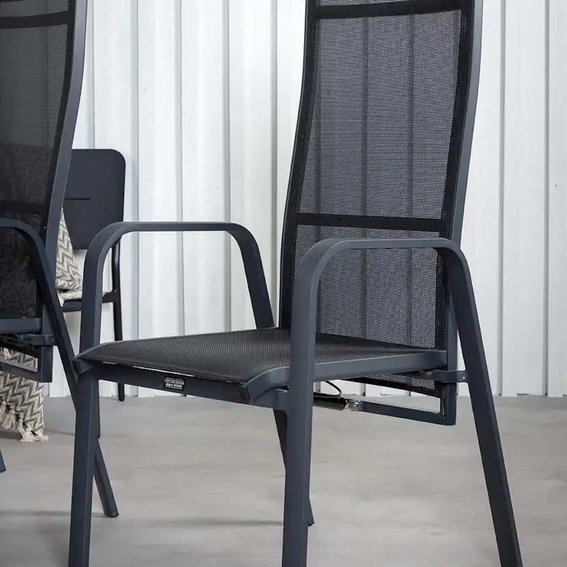 Matgrupp Venture Home Zurc med 6 Curz Matstolar