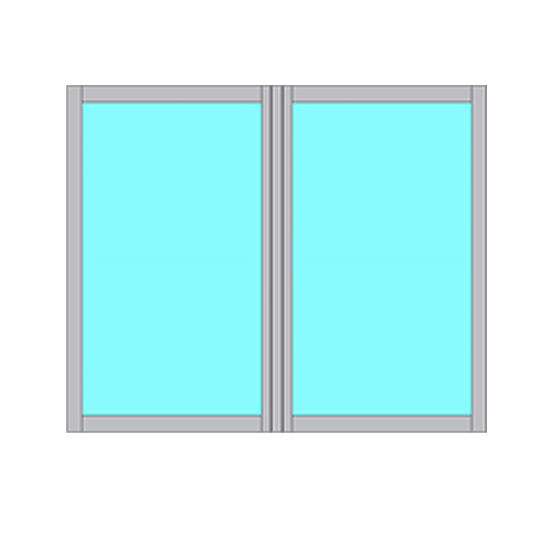 Fast Fönsterparti Novoroom Original 2-Delat