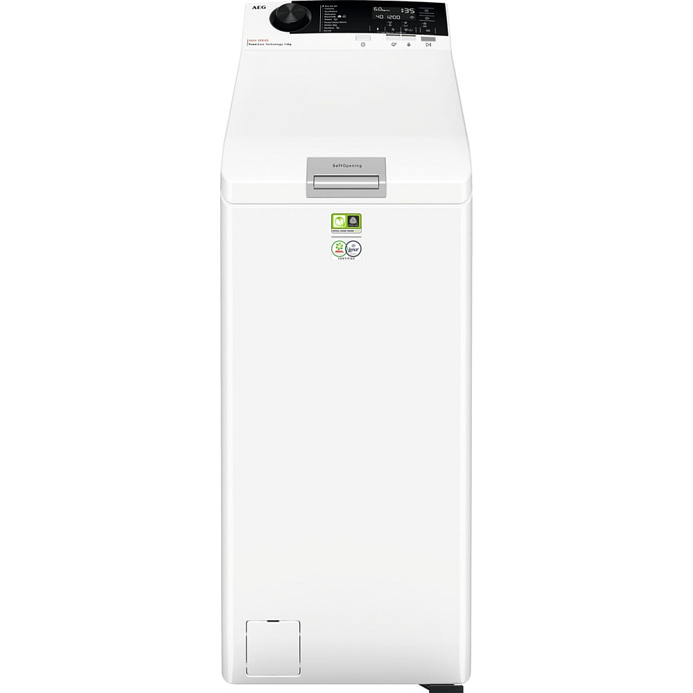 Toppmatad Tvättmaskin AEG LTR8A631E1 8000-serien Vit med PowerCare och ProSteam