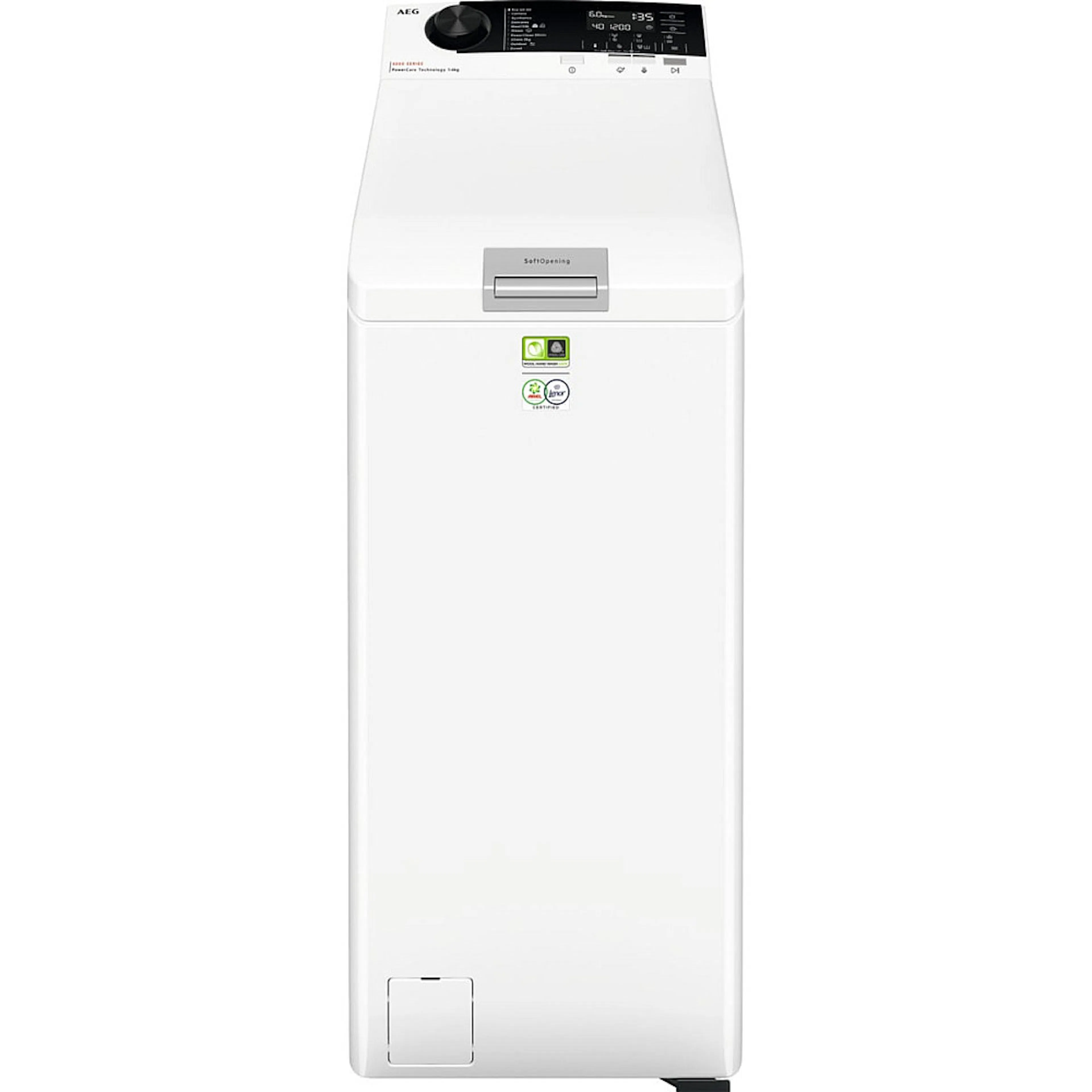 Toppmatad Tvättmaskin AEG LTR8A631E1 8000-serien Vit med PowerCare och ProSteam