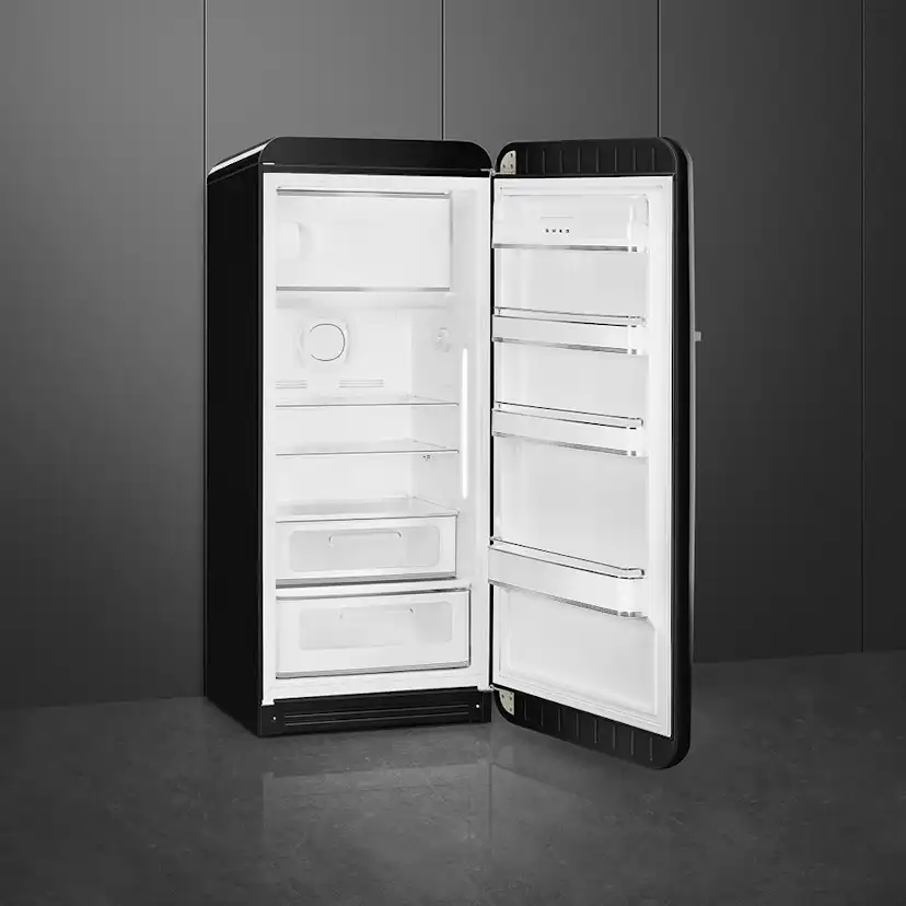 Kylskåp med frysfack Smeg FAB28RBL6 Svart 50's Style