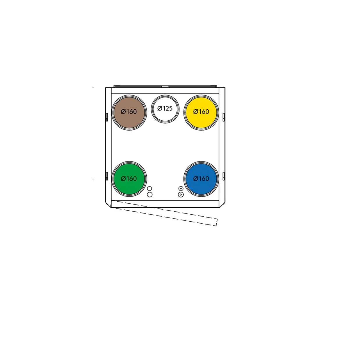 Aggregat Swegon Casa R5 Smart Energieffektiv Ventilation för Hemmet