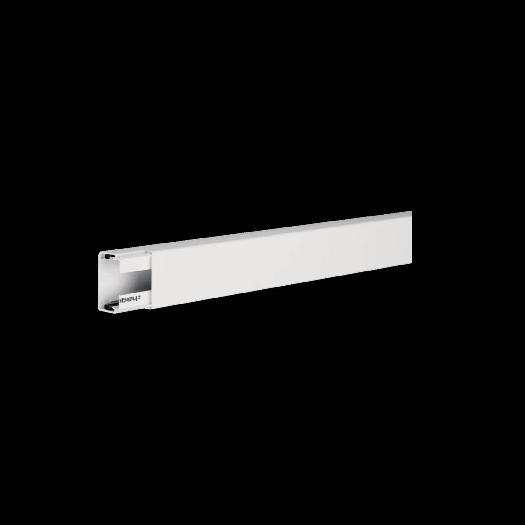 Matarkanal Hager LFH 30 x 45 mm 2 meter Halogenfri Vit RAL 9016
